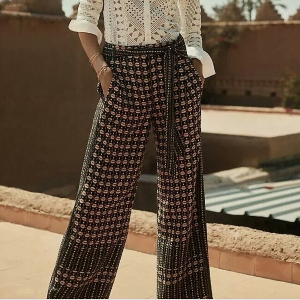 Anthropologie Ett:twa Metzner Wide-Leg Trousers